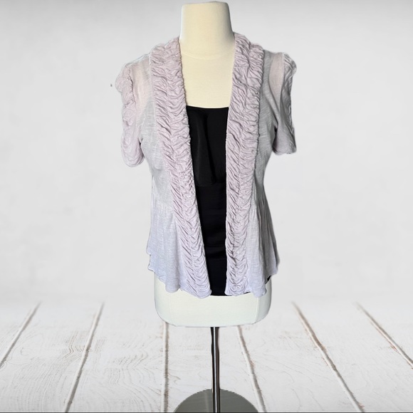 Kimchi Blue Ruched Open Front Cardigan - Picture 2 of 7